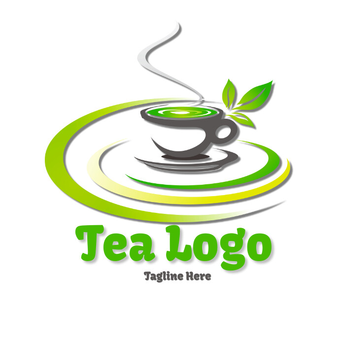 Lay Tea Logo Plantilla de Blanco Tea Logo Logos | PosterMyWall