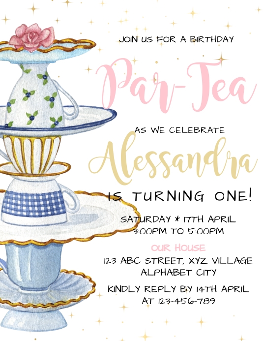 Tea Party Invitation Ideas Tea Party Invitation Templates (Free)