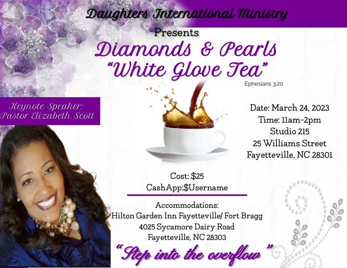 Tea Party Program Template Tea Party Invitation Template PhotoADKing