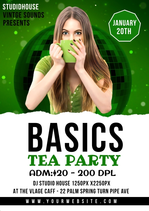 tea party Template | PosterMyWall