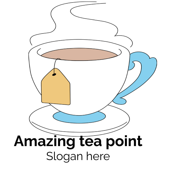 Tea point Logo Template | PosterMyWall
