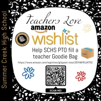 Teacher's Amazon Wish List Instagram Post template