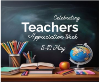 Black Teacher's Appreciation Week Medium Rectangle Template