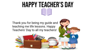 Biały Teacher's Day Celebration Digitalt display Template