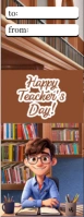 Teacher's Day Bookmark Letter ครึ่งหน้า template
