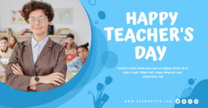 Teacher's Day  Facebook Shrared Post Design template