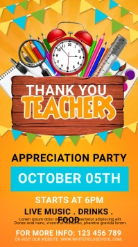 Teacher's day instagram post Instagram-verhaal template