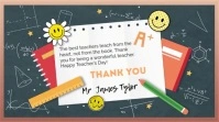 Teacher's day template Digital Display (16:9)