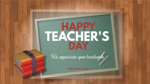 Teacher's Day Template Pantalla Digital (16:9)