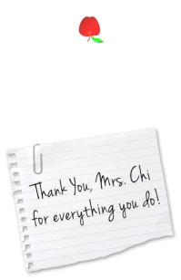 Teacher's Appreciation Card Half Page Wide template