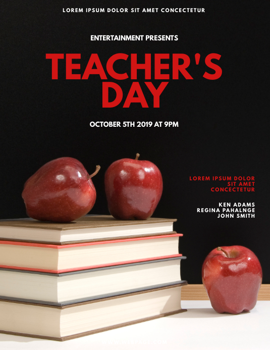 Copy of Teacher's day flyer design Template PosterMyWall