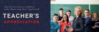Teacher appreciation day,teacher's day Email Header template
