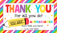 Teacher Appreciation TAG template