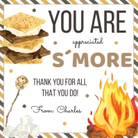Teacher Appreciation Week Smores tag Instagram Post template