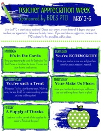 Teacher Appreciation Week Template PosterMyWall