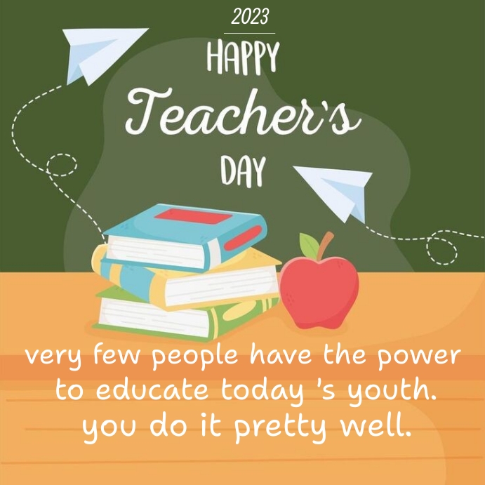 Teacher day 2023 Template | PosterMyWall