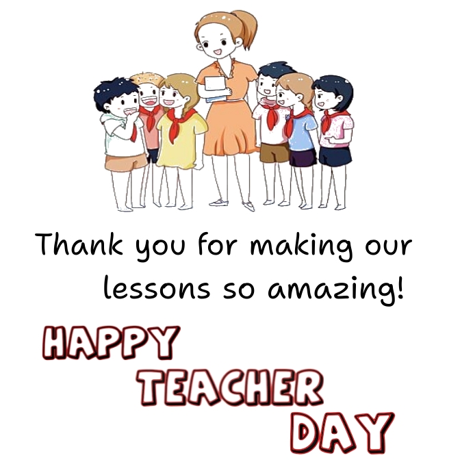 Teacher day 2023 Template | PosterMyWall