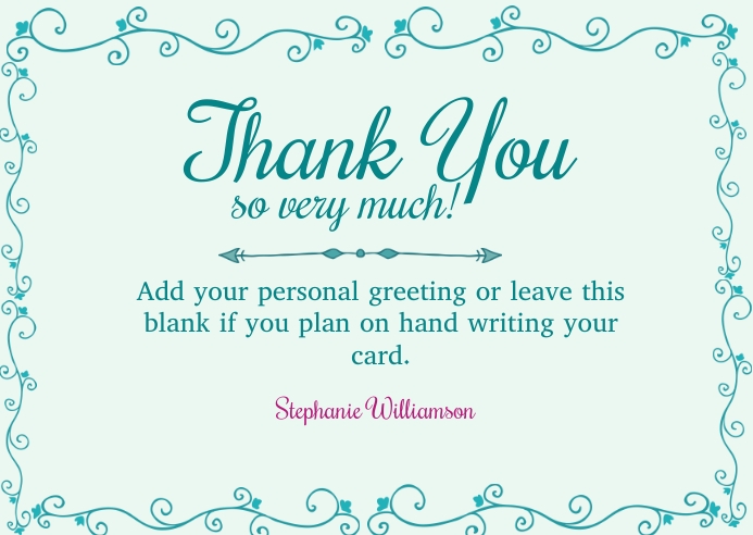 Teacher Retirement Thank You Card Template | PosterMyWall Teacher Retirement Thank You Card Template | PosterMyWall