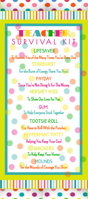 Label Hadiah Kit Survival Guru Templat | PosterMyWall