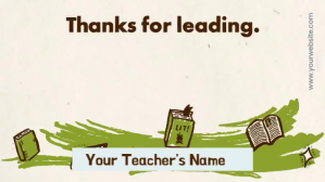 White Teacher Appreciation Digital Display Template