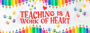 White Teaching Appreciation Facebook Cover Photo Template