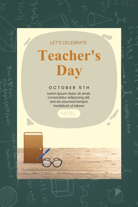 Teachers day poster Template | PosterMyWall