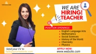 Teachers Hiring blog header post template