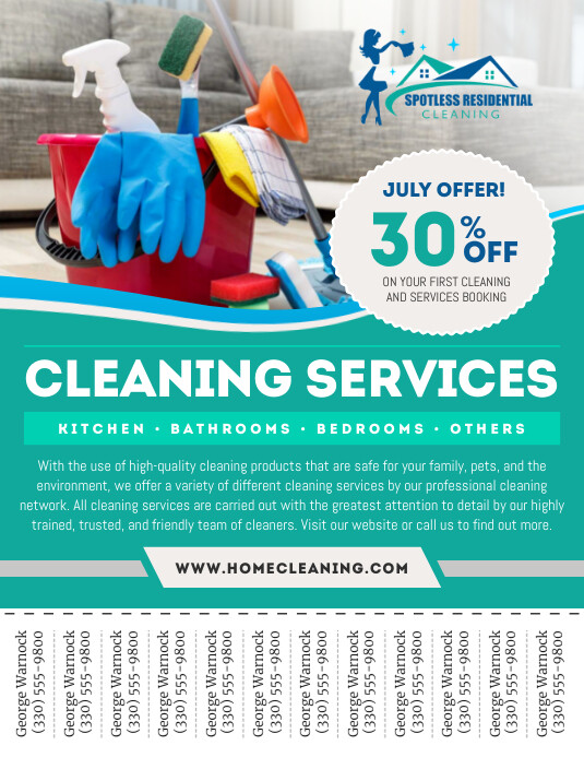 Tear Off Flyer Template Word