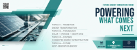White Future Energy Innovation Forum Facebook Cover Photo Template