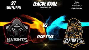 TEAM A VS TEAM B DESIGN TEMPLATE YouTube Thumbnail