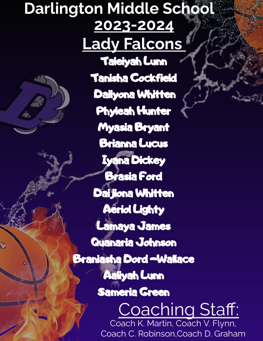 Team Roster Template PosterMyWall