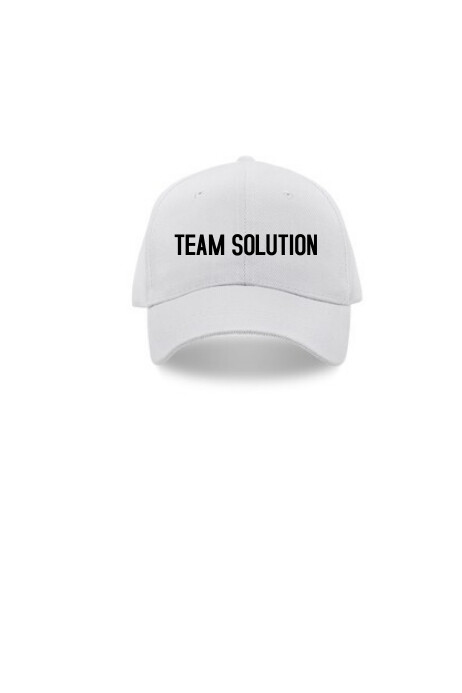 TEAM SOLUTION CAP Plakat template