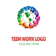 TEAM WORK LOGO Template | PosterMyWall