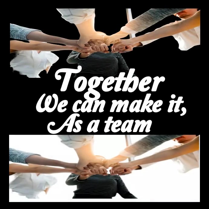 Teamwork Template | PosterMyWall