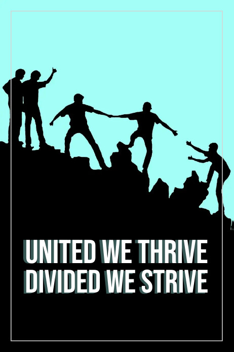Teamwork Poster Template teamwork template | PosterMyWall