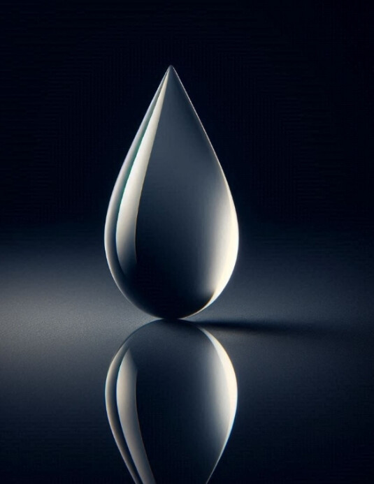 Tear Drop  Flyer (us Letter) template