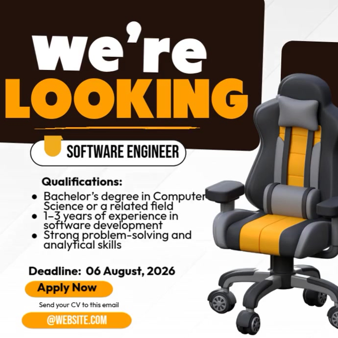 Tech Career Openings Instagram 帖子 template