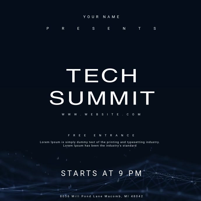 Copy of Tech Event | PosterMyWall