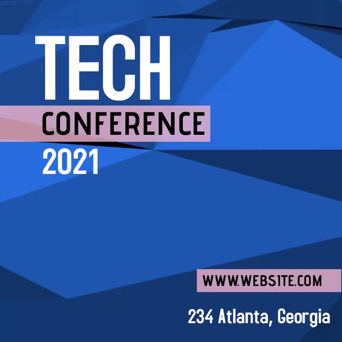 Tech event poster Template | PosterMyWall