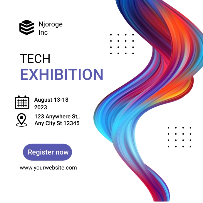 Tech Exhibition poster Template | PosterMyWall