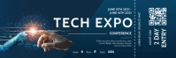 tech expo ticket template Banner 2' × 6'