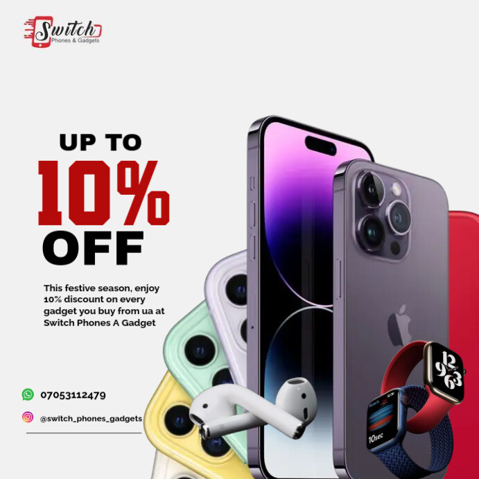 Tech gadget Template | PosterMyWall
