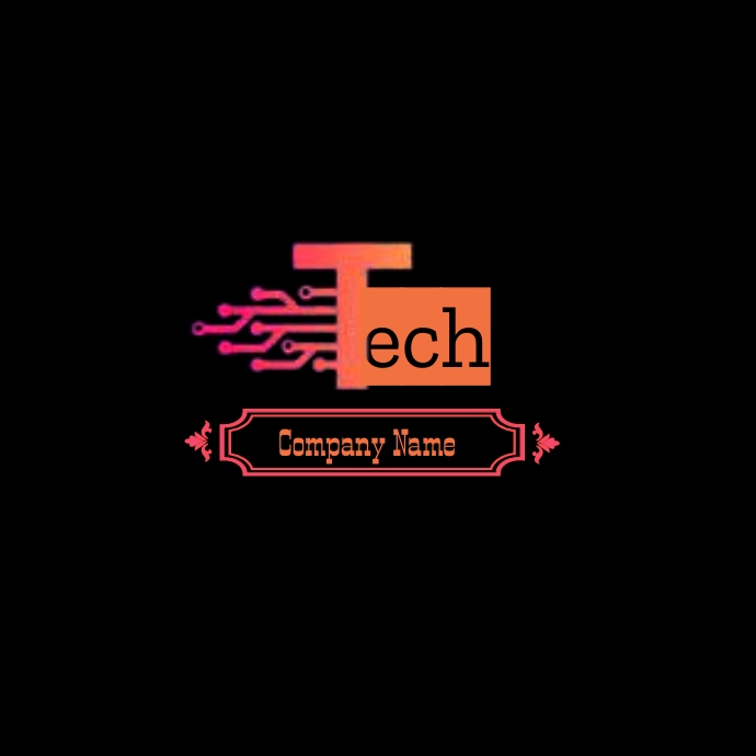 Create Logo Name Tech Tutorial tech logo Template | PosterMyWall