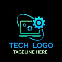 Tech Logos Tutorial tech logo Template | PosterMyWall