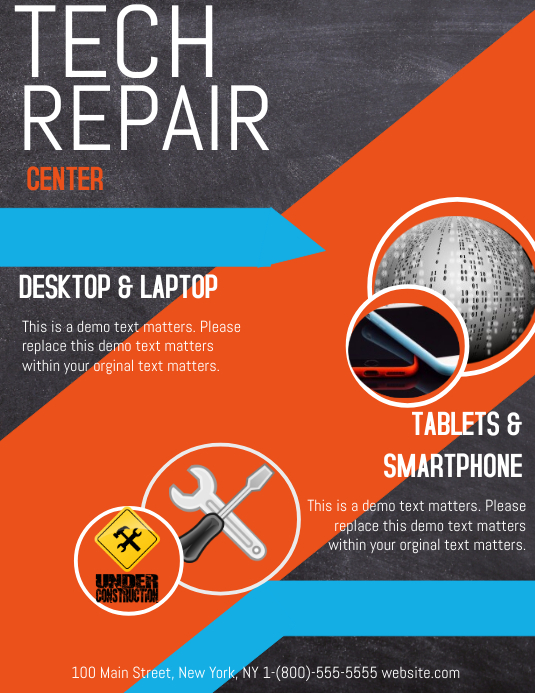 Tech Repair Template | PosterMyWall