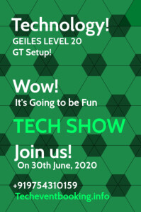 TECH EXPO EVENT FLYER POSTER TEMPLATE | PosterMyWall