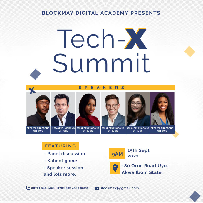 TECH SUMMIT CONFERENCE FLYER TEMPLATE | PosterMyWall