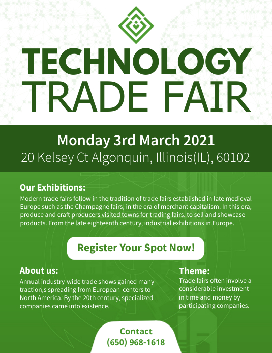 Tech Trade Show Flyer Template | PosterMyWall