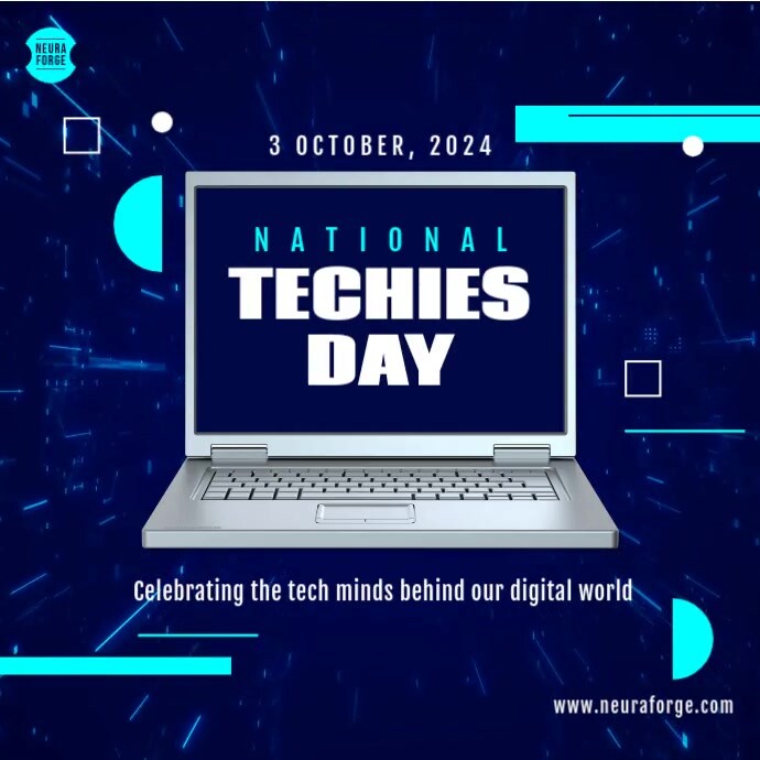 Techies Day Design Square (1:1) template