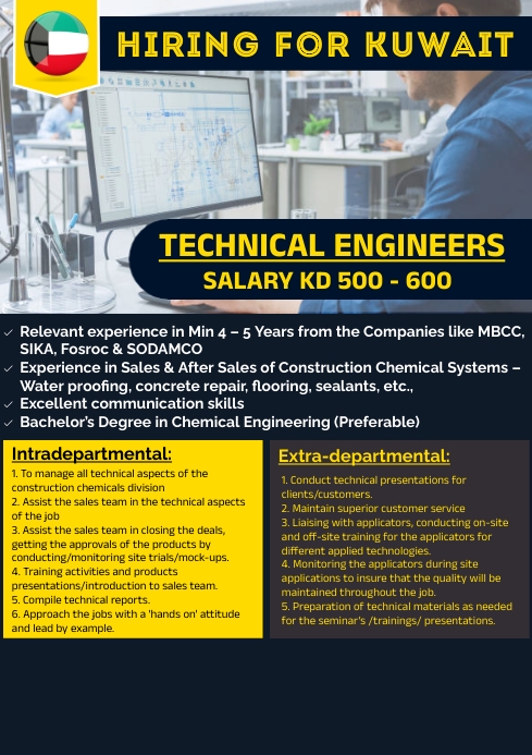Copy of TECHNICAL ENGINEER JOB POST | PosterMyWall
